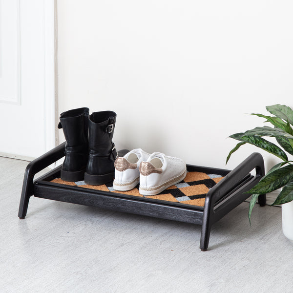 Wooden Boot Tray (Single Tier) - Mt. Tam (011)