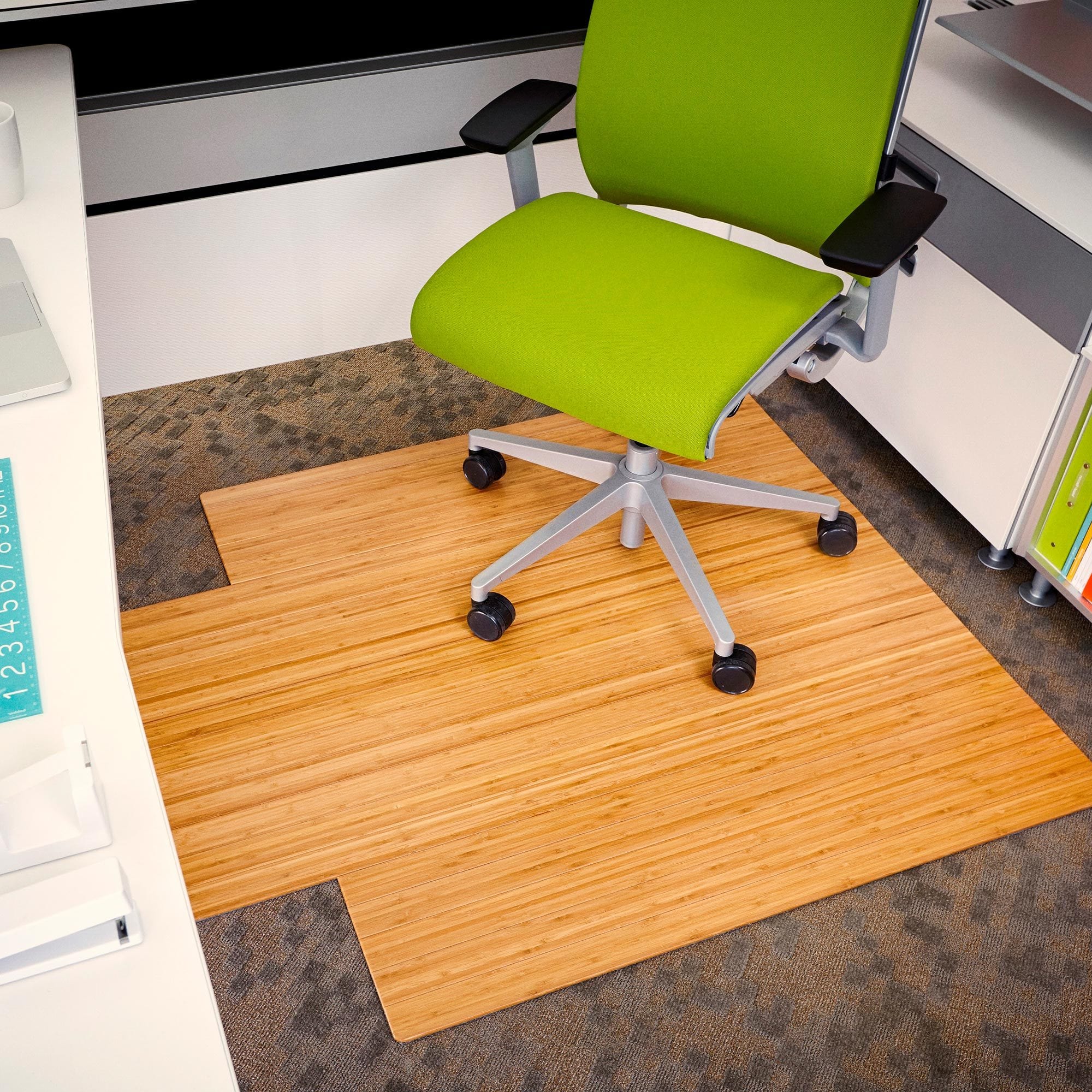Anji Mountain Standard Bamboo Chair Mat With Lip