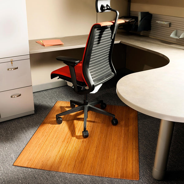 Arabesque Desk Chair Mat - Chocolate