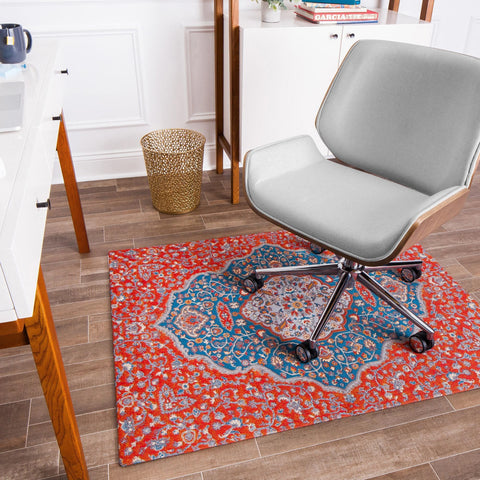 Anji Mountain Rug'd Collection Chair Mat for Hard Surfaces and Commercial  Carpets, 36 x 48-Inch, Porto
