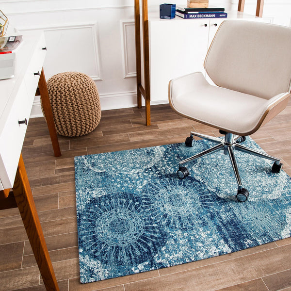 Anji Mountain Rug'd Collection Chair Mat for Hard Surfaces and Commercial  Carpets, 36 x 48-Inch, Porto