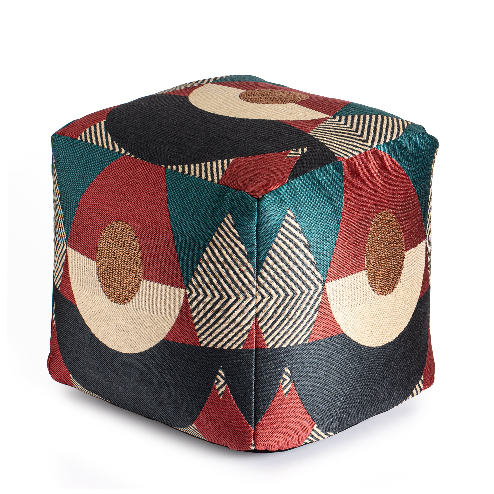 Red outdoor pouf ottoman online